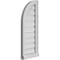 Ekena Millwork Quarter Round Top Left Surface Mount PVC Gable Vent w/ 2"W x 2"P Brickmould Sill Frame, 12"W x 30"H GVPQL12X3003SF - alternate 4